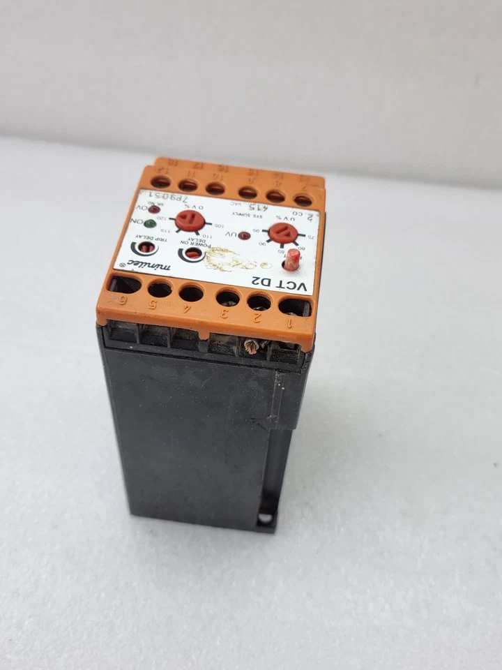 Minilec VCT D2 3-Phase Under/Over Voltage Monitoring Relay 415 V AC FREE SHIP